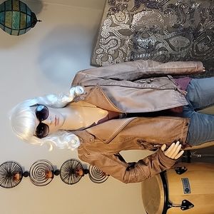 Blue Pepper faux leather jacket